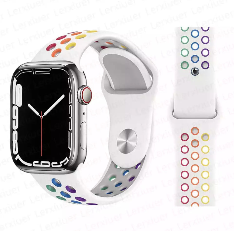 Signature Nike Apple Watch Silicone Sport Bands with Breathable Linings- for Selected Apple Watch 40mm Size - Super Savings Technologies Co.,LTD Signature Nike Apple Watch Silicone Sport Bands with Breathable Linings- for Selected Apple Watch 40mm Size - Super Savings Technologies Co.,LTD